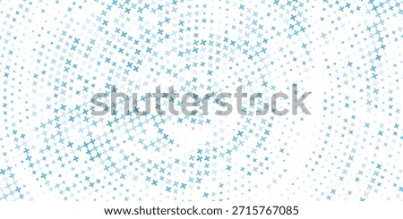 Blue Medical Plus Symbols Pattern. Math Design Elements Background. Medical Tech Background. Abstract Digital Circles of Plus Signs. Vector Illustration.