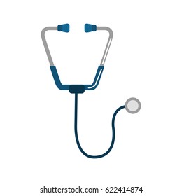 blue medical stethoscope tool revision heart