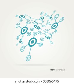 Blue medical wave