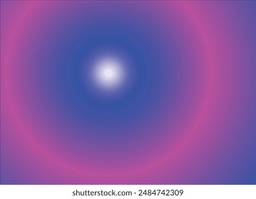 Blue megenta and white colors combination radial gradient background 