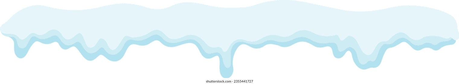 Blue Melting Ice Dripping Element