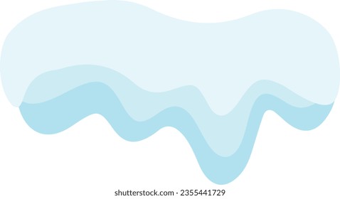 Blue Melting Ice Dripping Element