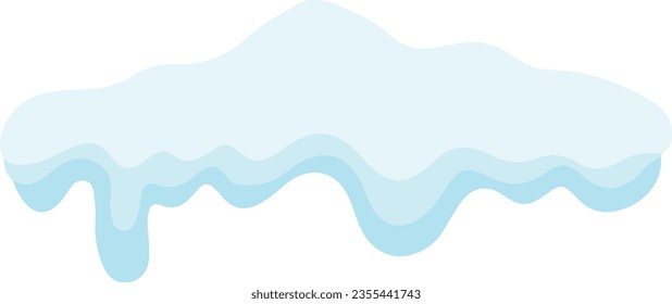 Blue Melting Ice Dripping Element