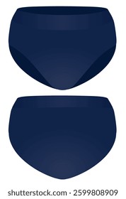 Blue men underwear. vector illustration