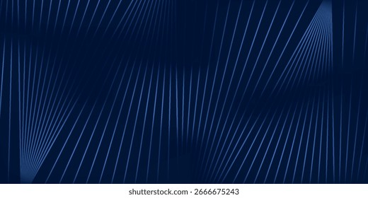 Blue mesh abstract background metal pattern line style. Modern blue technology art modern simple design