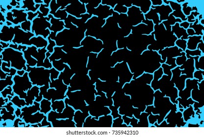 blue mesh, grid. blue lightning. abstract grunge texture. aqua and black background pattern. vector illustration.