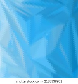 
Fondo de mosaico de malla azul, plantillas de diseño creativo