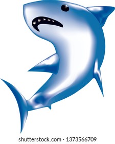 blue mesh shark