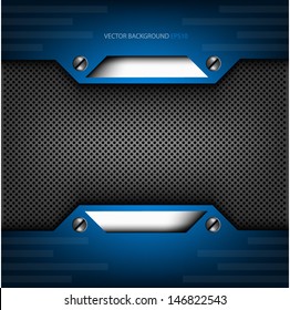 blue metal background for text and message design grey sample text modern technology website metal pattern design