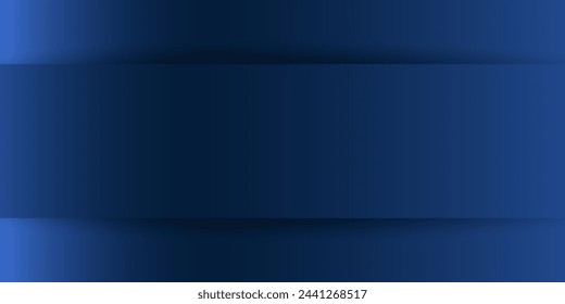 blue metal banner, Smooth metal surface texture. Abstract metal background. Copy space for your design. vector