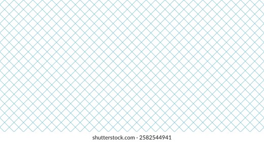 Blue metal mesh seamless pattern vector illustration. Metal grid pattern. Silhouette Steel wire Chain link Fence Pattern. Illustration of diamond shape mesh texture. Seamless metal grid pattern in 