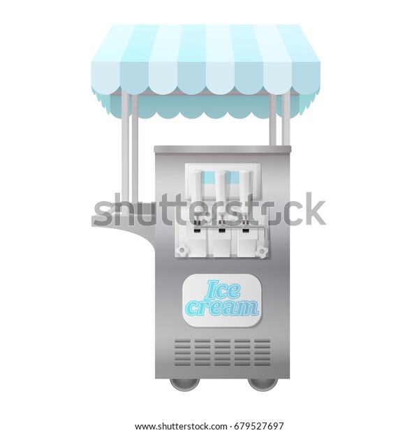 frozen yogurt cart