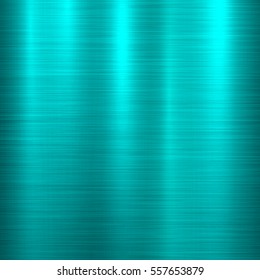 Blue metal technology background with abstract polished, brushed texture, chrome, silver, steel, aluminum for design concepts, wallpapers, web, prints, posters, interfaces. Vector illustration.