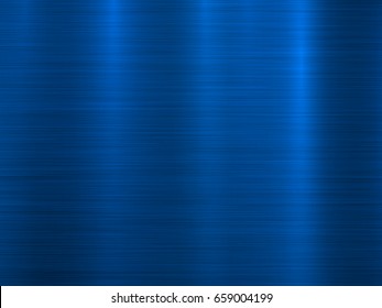 Blue metal technology horizontal background and polished  brushed texture  chrome  silver  steel  aluminum for design concepts  wallpapers  web  prints  posters  interfaces  Vector illustration 