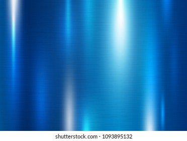 Blue metal texture background vector illustration
