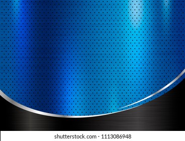 Illustration Abstract Blue Design Template Vector Stock Vector (Royalty ...