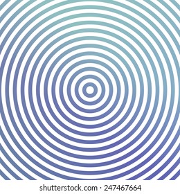 Blue metallic background design with concentric circles