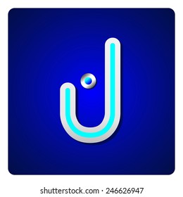 blue metallic fonts