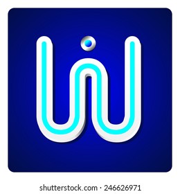 blue metallic fonts