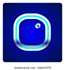 blue metallic fonts