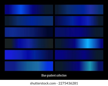 illustration Blue  gradients