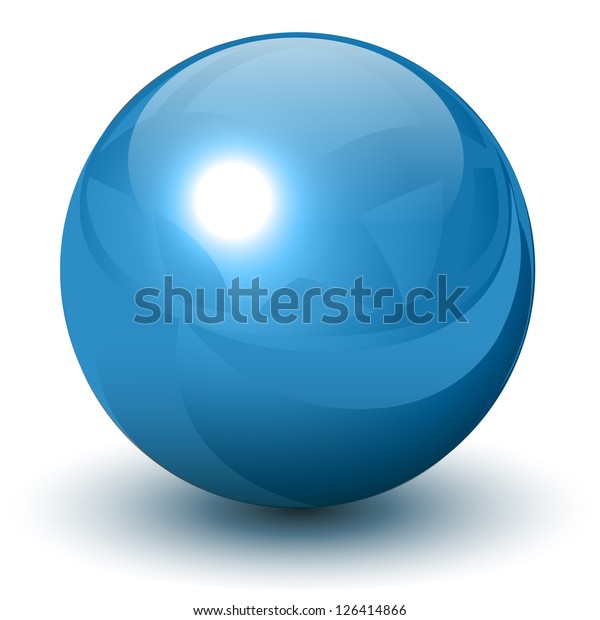 青い金属球 のベクター画像素材 ロイヤリティフリー