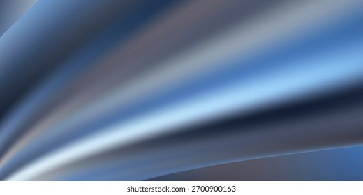 Fondo abstracto de la onda metálica azul con textura lisa del gradiente