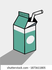 blue milk box of the highest quality