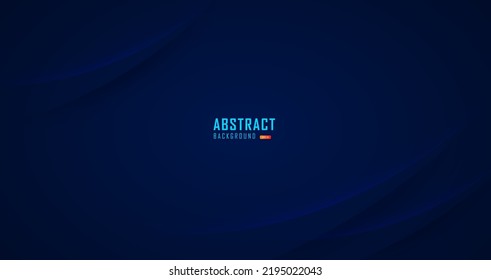 Blue minimal background with simple round wave texture for banner, wallpaper, sale banner, poster