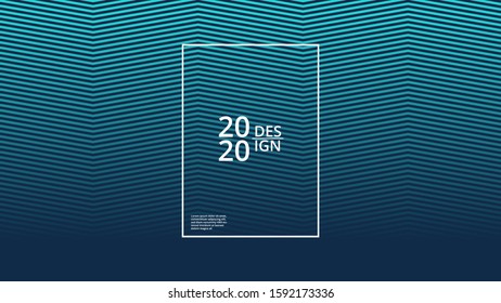 Blue Minimal covers design. Colorful gradients. Future geometric. Eps10 vector. Zigzag halftone lines wave stripes backdrops. 2d grid composition. Multiple lines cool gradient texture backgrounds.