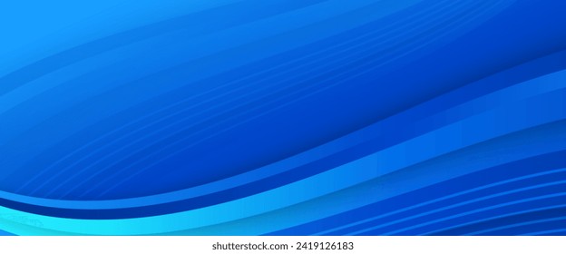 Blue minimal geometric shape abstract background