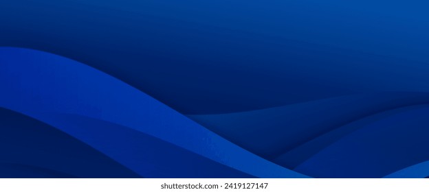 Blue minimal geometric shape abstract background