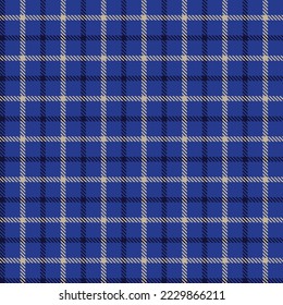 Blue Minimal Plaid textured seamless pattern for fashion textiles and graphics