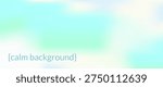 Blue, mint and white spring gradation with blur spots. Gradient summer abstract colorful background for digital art and summer season ombre. Trendy fluid decoration and vector glam wallpaper bg.