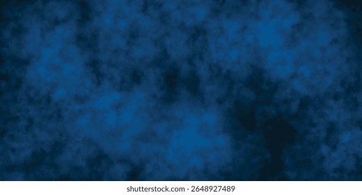 Névoa azul e formação de nuvens com mistura digital

