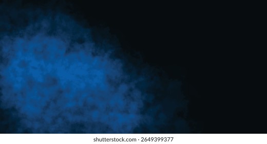 Névoa azul e formação de nuvens com mistura digital

