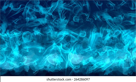Blue mist. Vector version
