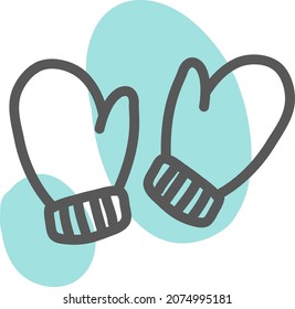Matices azules, ilustración, vector, sobre un fondo blanco.