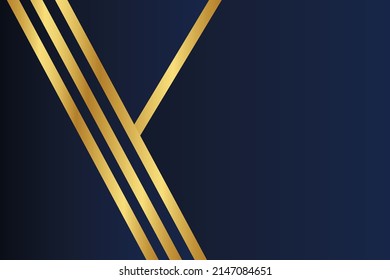 Blue Mixed Gold Background Vector Illustration