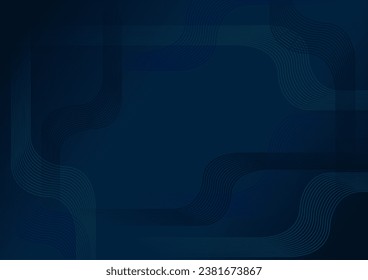 Blue Modern abstract background Modern background design with dark blue diagonal stripes vector For official invitation digital business banner.