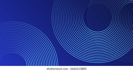 Blue modern abstract background. Geometric lines pattern. Modern shiny blue gradient lines. Futuristic technology art modern abstract