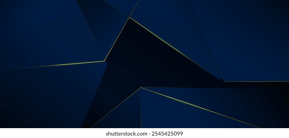 abstrato moderno azul, fundo elegante polígono e banner produto comercial presente