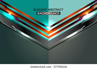 blue modern abstract template background, Vector Illustration
