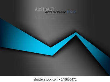 blue modern background on black pattern vector design eps10