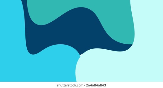 Blue modern banner vector background. Abstract illustration wallpaper for template website cover social media business modern good