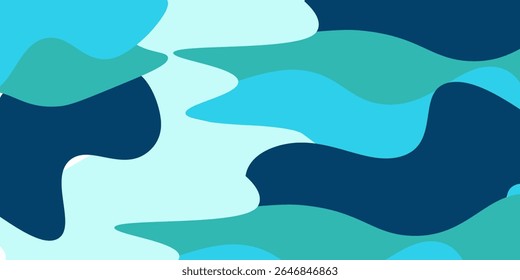 Fondo de Vector de Anuncio moderno azul. Fondo de pantalla Abstractas de la ilustración para la cubierta del Sitio web de la Plantilla Negocio de medios sociales Arte bueno moderno agradable