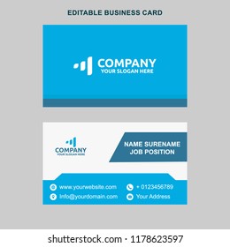 Blue Modern Business Card