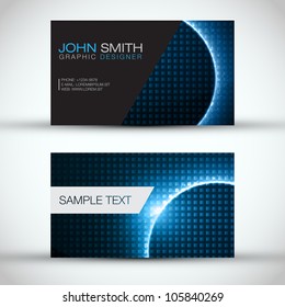 Blue Modern Business - Card Set | EPS10 Vector Design