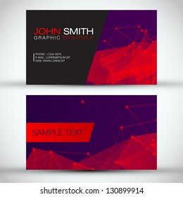 Blue Modern Business Card Set | EPS10 Vector Design