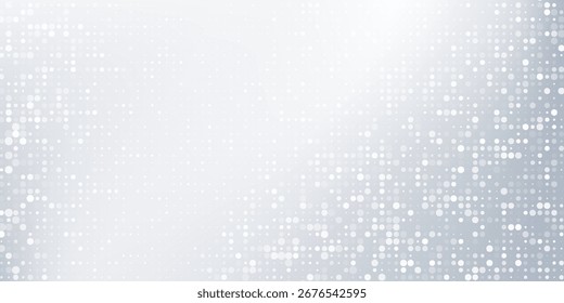 Fondo de estudio de patrón abstracto de gradiente blanco de punto moderno azul abstracto moderno
